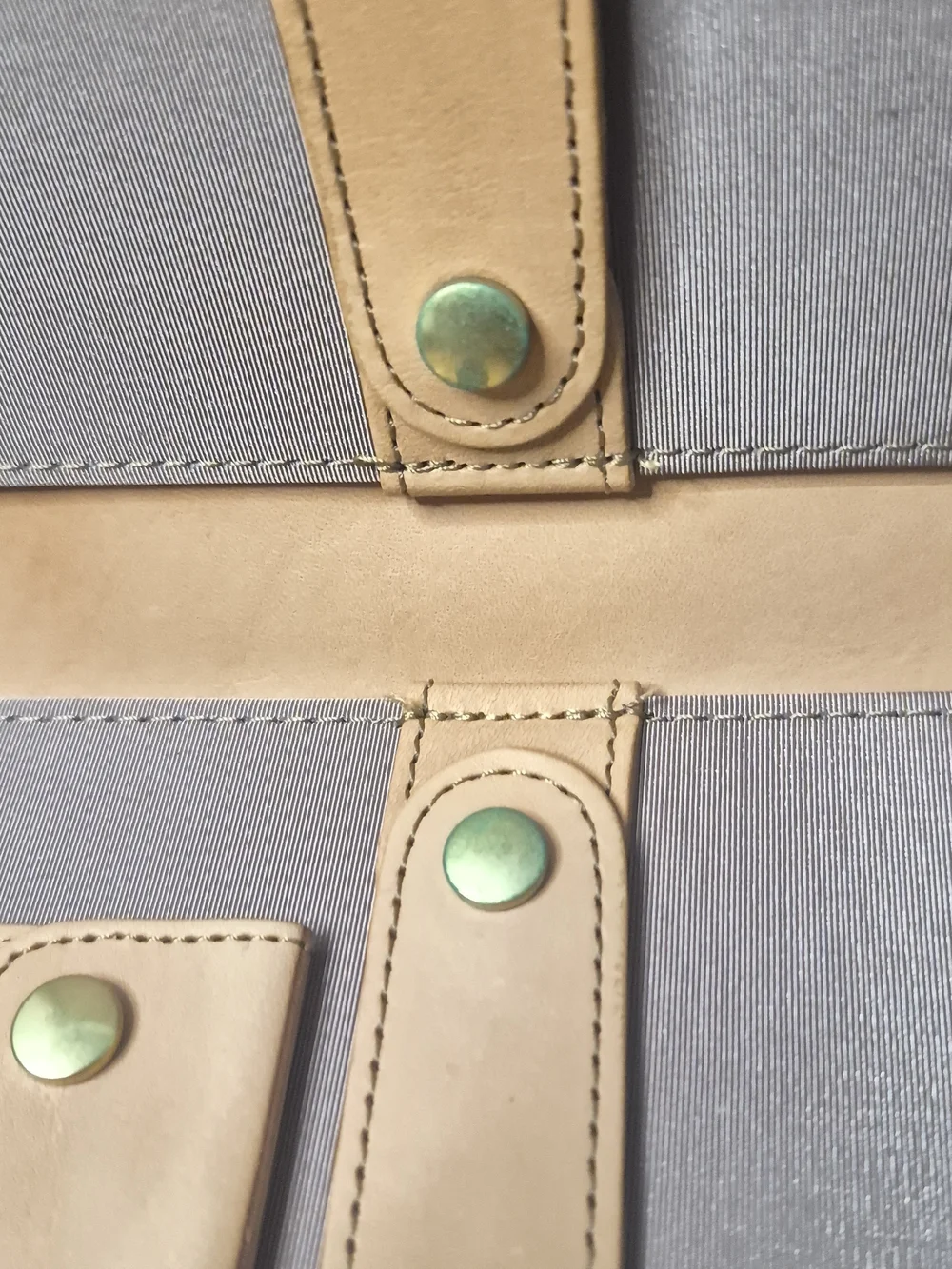 Tan Leather Travel Accessories Organizer